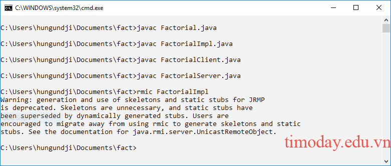 Biện dịch chương trình Java